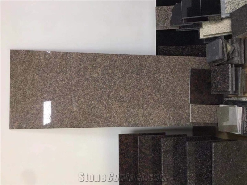 China Coffee Brown/ Ice Silver Brown Granite