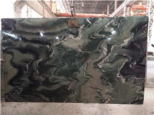 Chinese Multicolor Landscape Green Marble