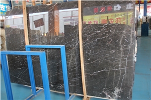 Hubei Black Marble Slab & Tile