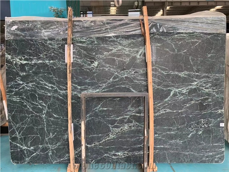 Verdi Alpi Forest Green Marbles Slabs Tiles From China