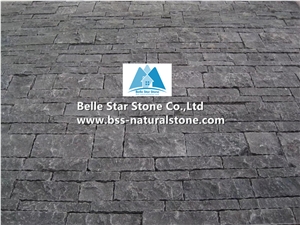 Black Limestone Field Loose Ledge Stone Veneer