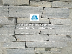 Charcoal Grey Quartzite Wall Corner Stone & Quions
