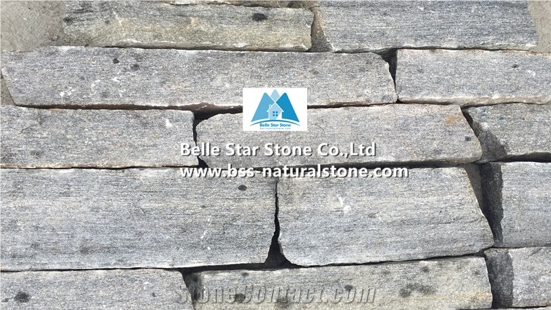China Grey Quartzite Ashlar Brick Stone Veneer