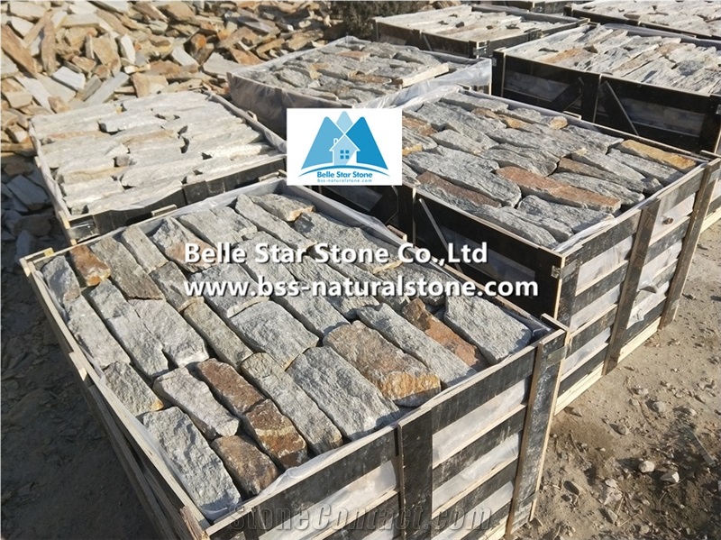China Natural Quartzite Loose Ledge Stone for Wall