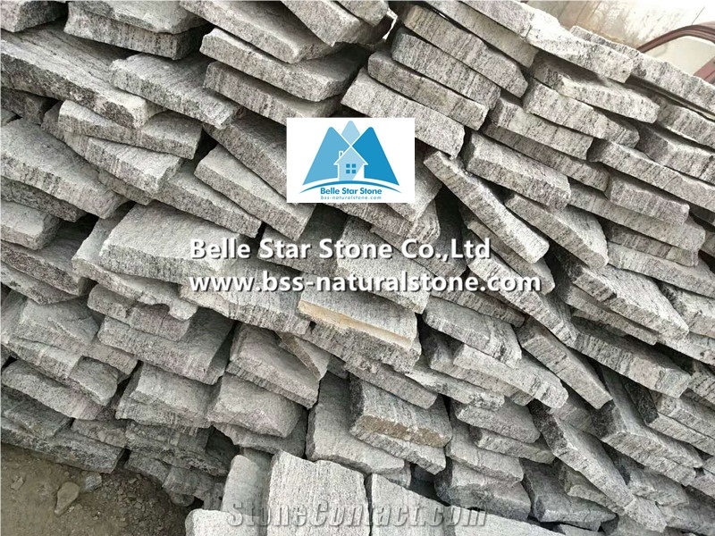 Cloudy Grey Granite Landscaping Wall Stone Decor