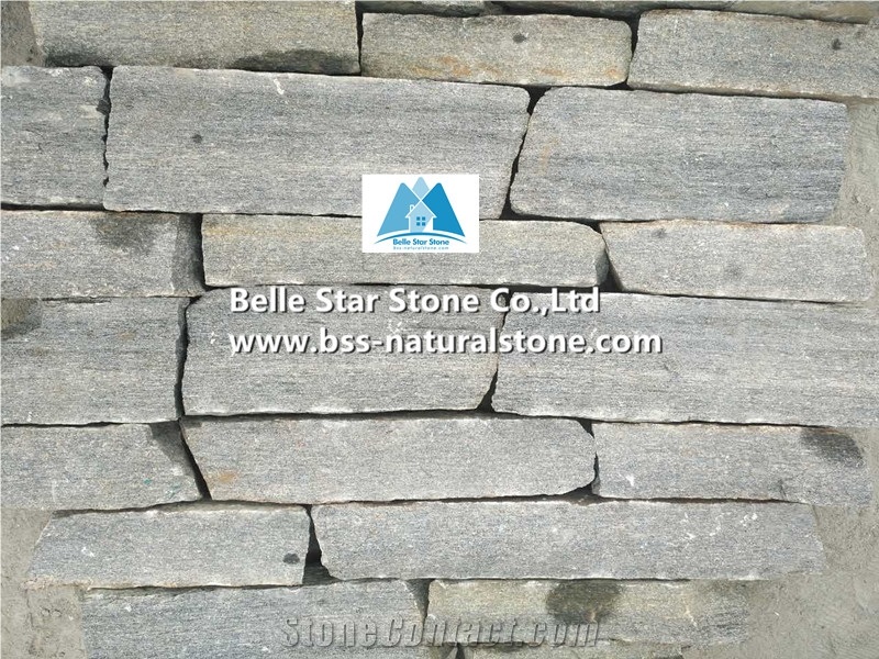 Light Grey Quartzite Loose Stone & L Corner Stone