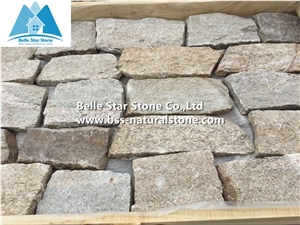 Natural Yellow Granite Loose Stone & Wall Quoins