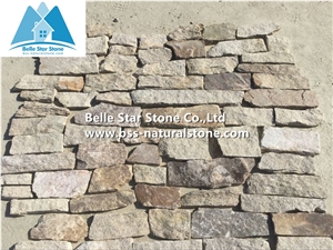 Yellow Granite Field Stone Veneer & L Corner Stone