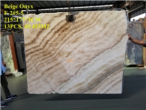 Beige Onyx for Floor & Wall Decoration