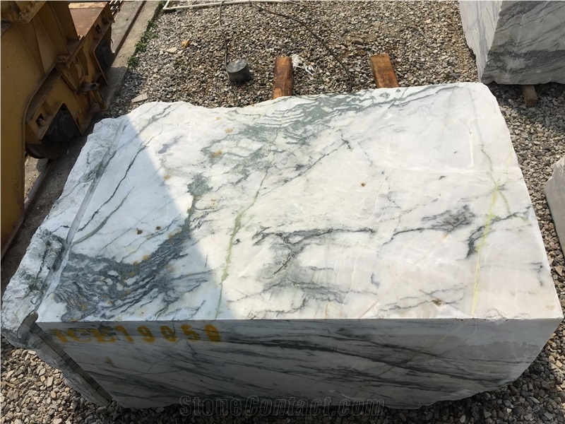 Green Calacatta Chinese Marble Blocks
