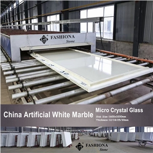 China White Nano Glass,Exterior Wall Cladding