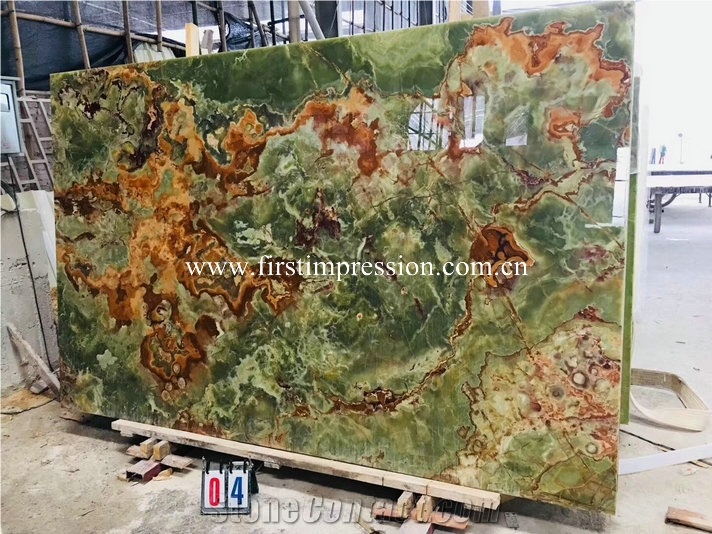 Best Price Ancient Green Onyx Slabs