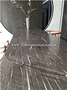 Brazil Sandalwood Flying Snow Granite Countertop