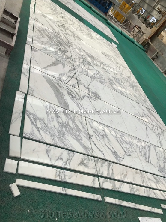 Cheap Arabescato Carrara White Marble Stone Slabs