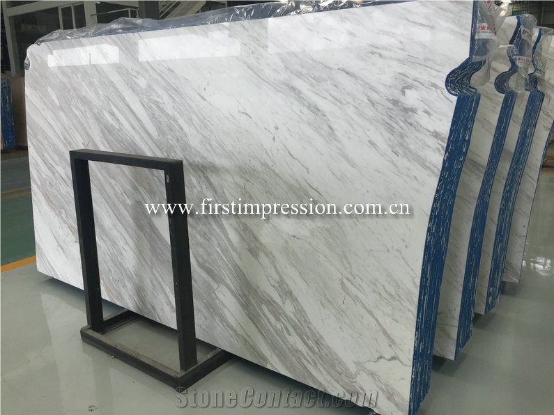 Greece Volakas White Marble Tiles for Covering