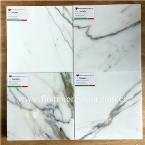 High Quality Italy Calacatta Gold Marble Tiles