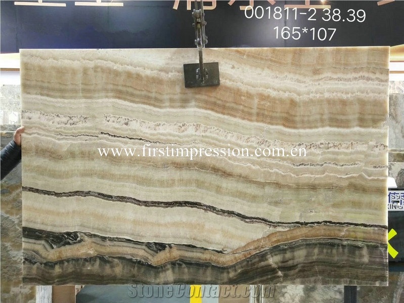 High Quality Water Jade Grey Onyx Slabs for Cover