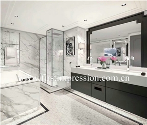 Italian White Marble/Calacatta Cararra Marble