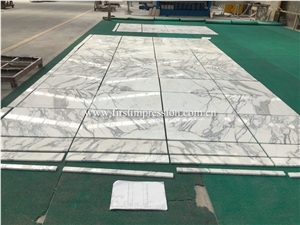 Italy Arabescato Carrara White Marble Stone Slabs