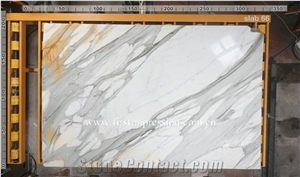 Luxury Calacatta Gold Marble/White Stone Tiles