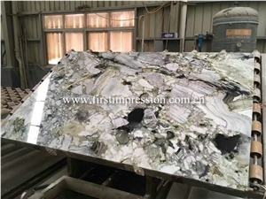 Luxury China White Beauty Green Marble Slabs&Tiles