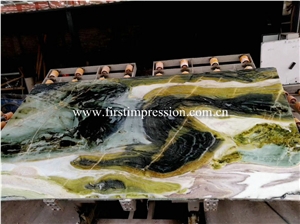 Luxury Green Marble Slab&Tile China Wizard Of Oz