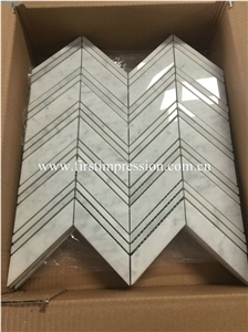 Made in China White Cararra Marble Mosaic