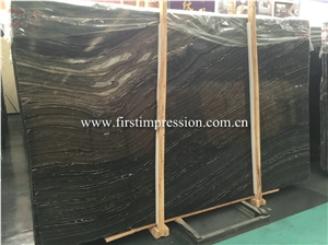 Silver Wave Black Marble Slabs&Tiles for Covering