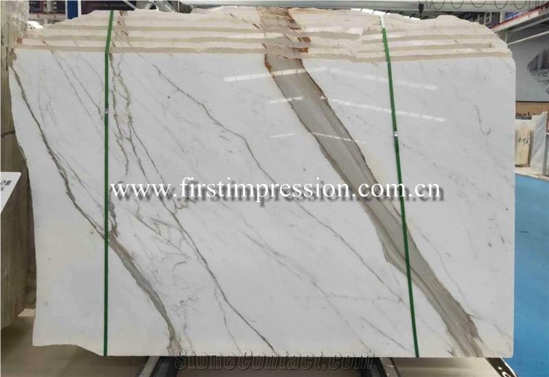 White Marble/Calacatta Gold Marble Slabs&Tiles