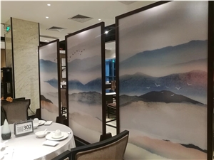 Big Slab Translucent Acrylic Landscape Sheet