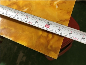 Hot Sale Translucent Yellow Onyx Stone Sheet