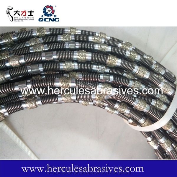 Sintered / Electroplated Diamond Wire Saw Rope