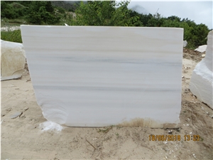 White Sivec Marble Blocks