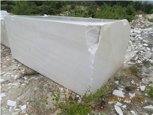 White Sivec Marble Blocks