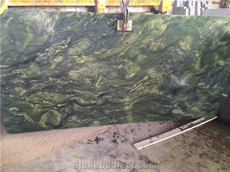 Verde Picasso Granite, Watercolor Green Granite