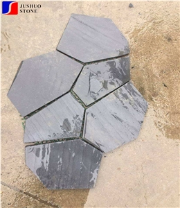 Chinese Black Slate Floor Tiles and Wall Meshtiles