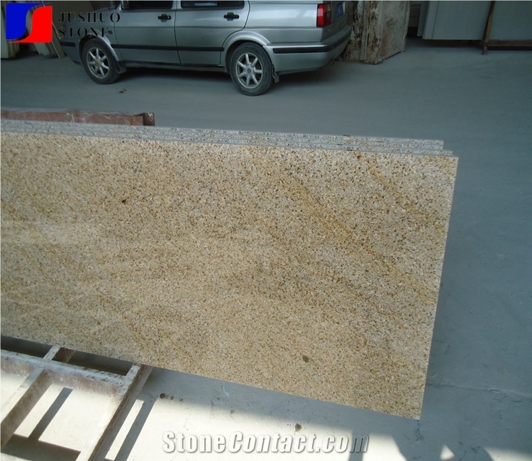 Polished Granite G682 Zhangpu Rusty Yellow Slabs