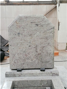 Russian Style New Kashmir White Granite Monument