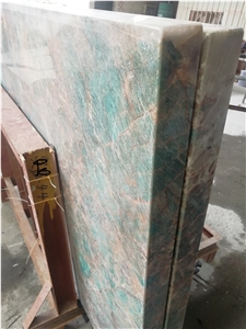 Polished Amazon Green Granite Stone Cafe Table Top