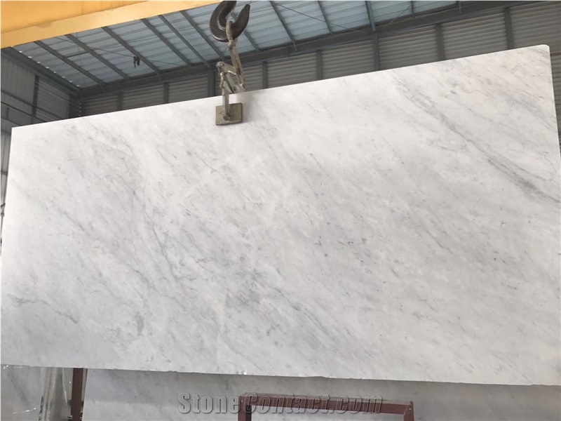 White Marble Slabs,Polished Bianco Carrara Marble