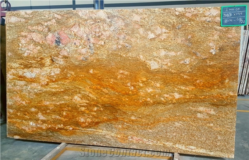 Imperial Gold Granite Slabs