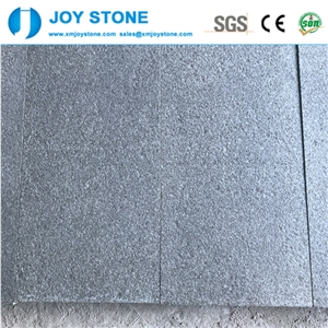 Honed Basalt Black Granite Flooring Tiles