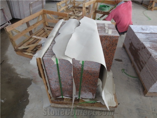 Maple Red Granite G562 Polished Wall Floor Tiles