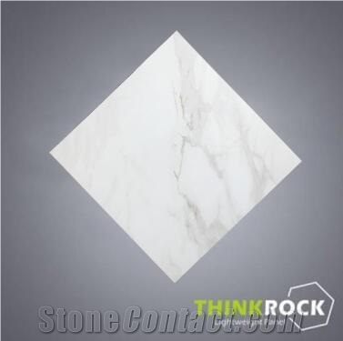 Calacatta White Marble Aluminium Honeycomb Panel For Wall