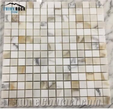 Calacatte Gold Marble Mosaic,Italian Marble Tile