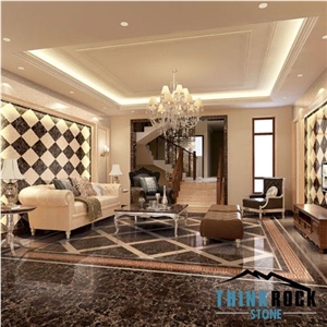China Natural Emperador Brown Marble Flooring Tile