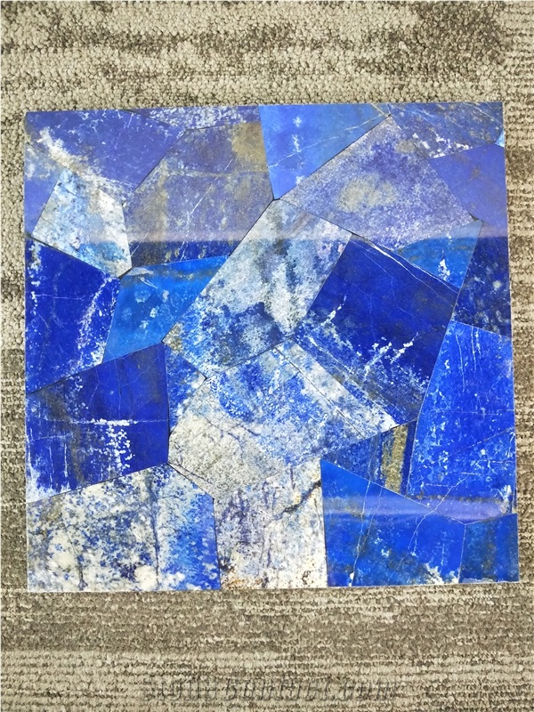 Lapis Lazuli Agate Semiprecious Stone Tiles