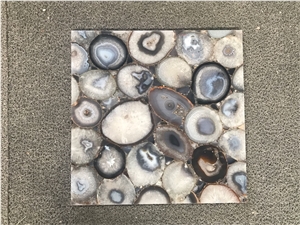 Natural Agate Semiprecious Stone,Gemstone Tile
