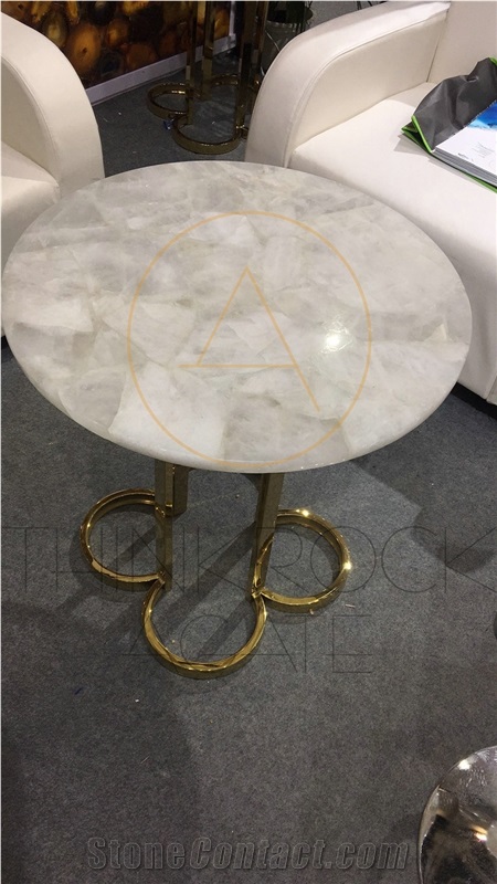 Semi-Precious Stone Round Table, Coffee Tables