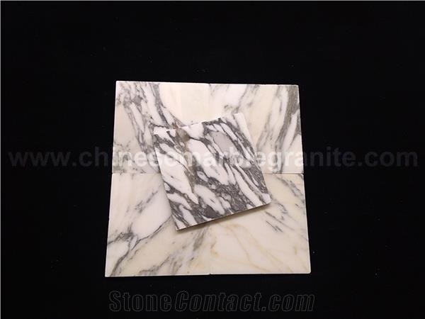 Ultra Thin Calacatta White Marble Back Fiberglass